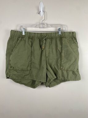 NWT Alpine Design Women's Twill Shorts Olive Green 100% Cotton 4" Inseam XXL